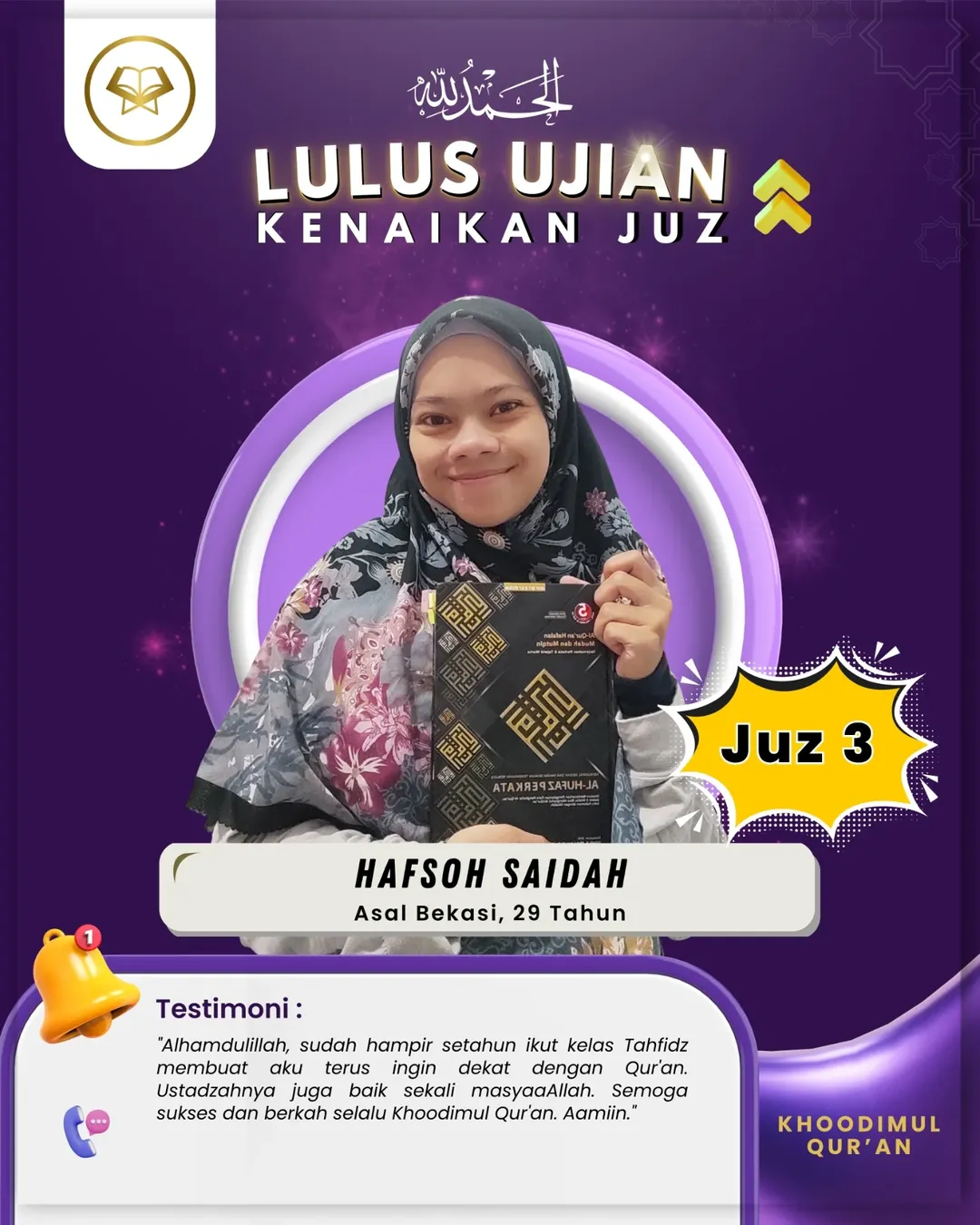 Prestasi Kelulusan Santri 4