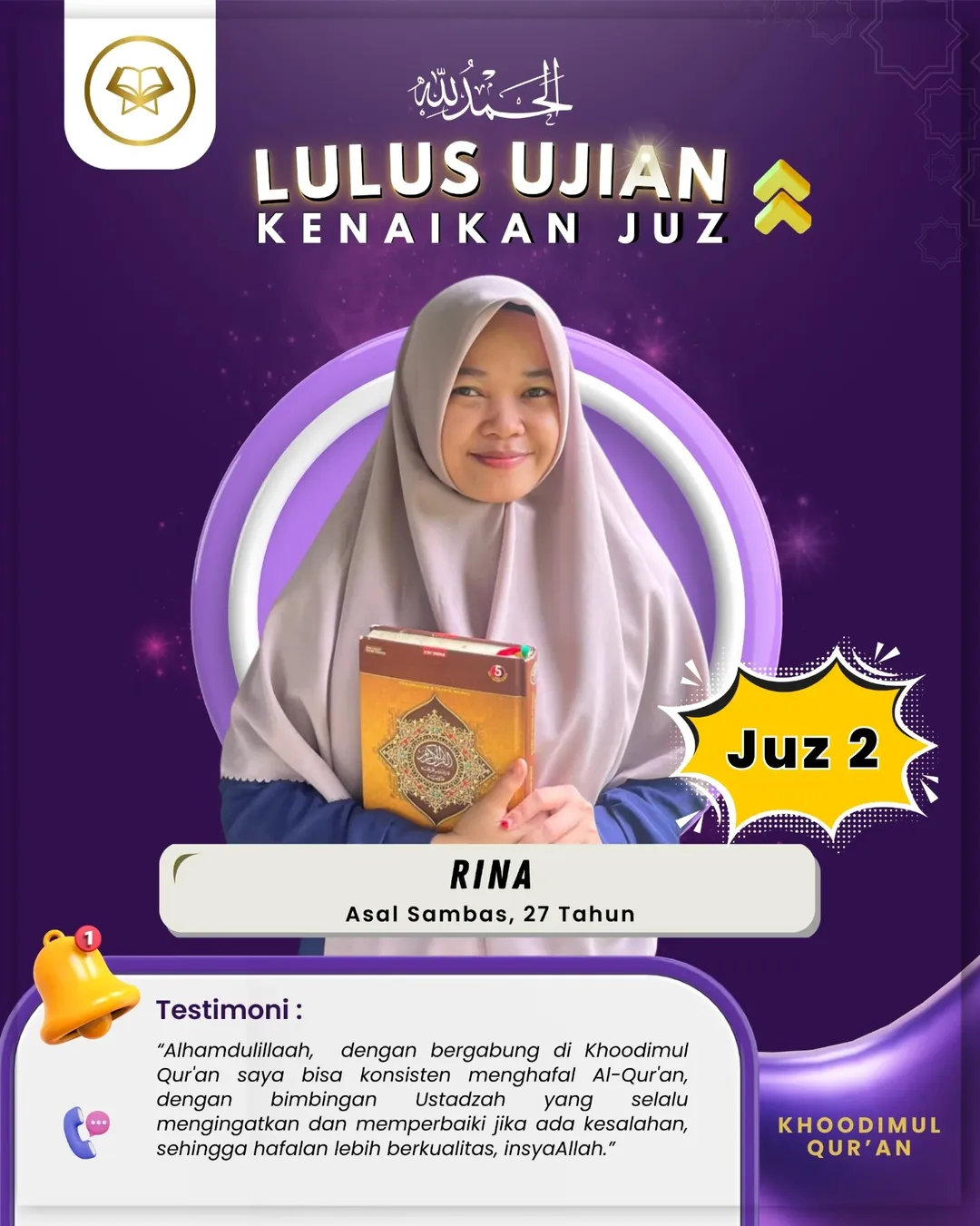 Prestasi Kelulusan Santri 6
